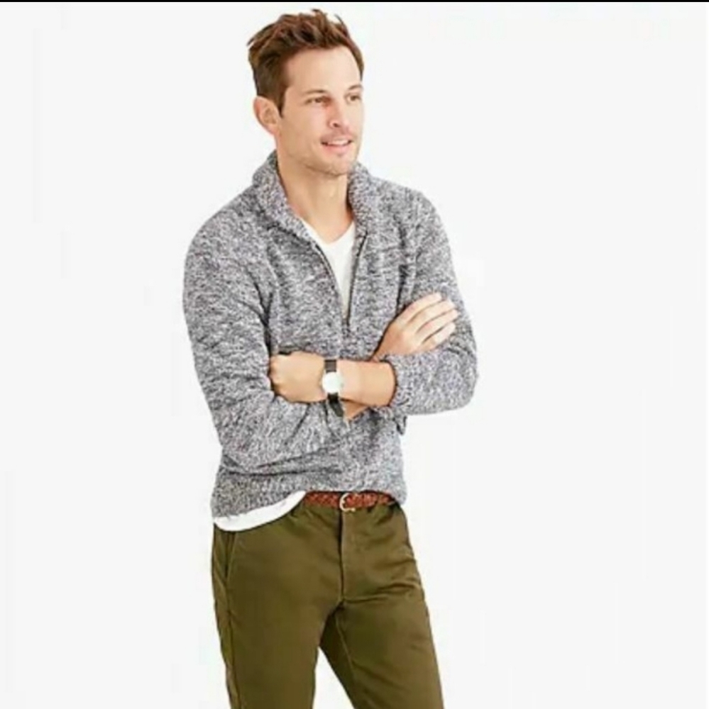 J. Crew Gray V-Neck Sweater for Men